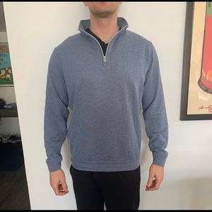 Peter Millar Crown Comfort Interlock Quarter Zip